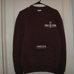 BMFIT - MEN'S ZOO CULTURE SWEATSHIRT - RAW LOS ANGELES, CA - ZIPPER POUCH - MED